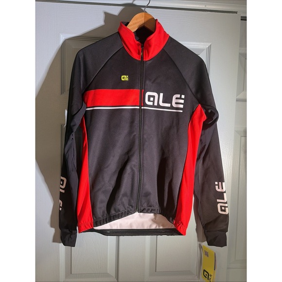Alegria Other - Ale PRR Cycling Long Sleeve Giubbino Jacket  Mens Black & Red  Size L NWT